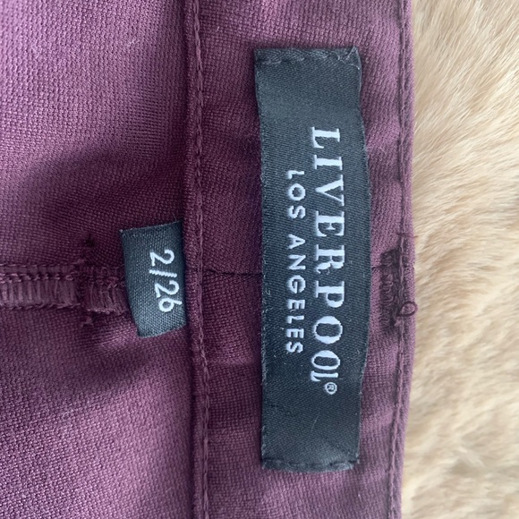 LIVERPOOL
Jacqueline Skinny Pant Dark Purple Size 2 - Picture 4 of 6